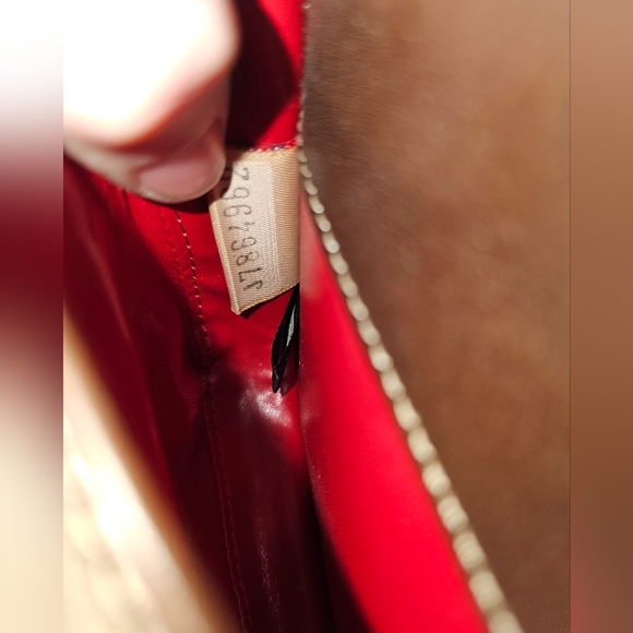 Dooney & Bourke Signature DB Wristlet Brown & Tan with Leather - Picture 6 of 8